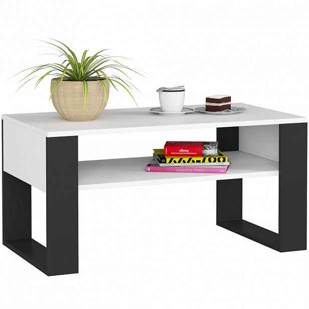 RAUMHIRSCH FURNITURE KONZOLOVÝ STOLEK Bílý, černý 45/92/50