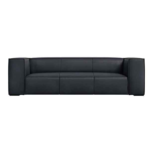 Tmavě modrá kožená pohovka 227 cm Madame – Windsor & Co Sofas
