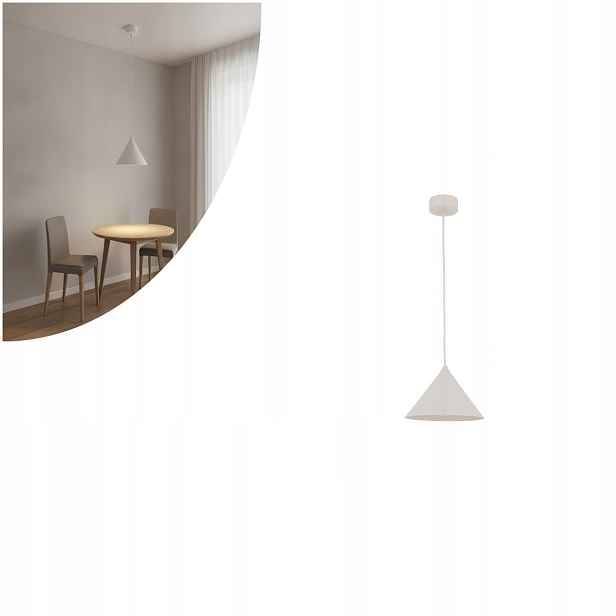 Závěsná lampa Cono loft béžová nad jídelní stůl Tk Lighting