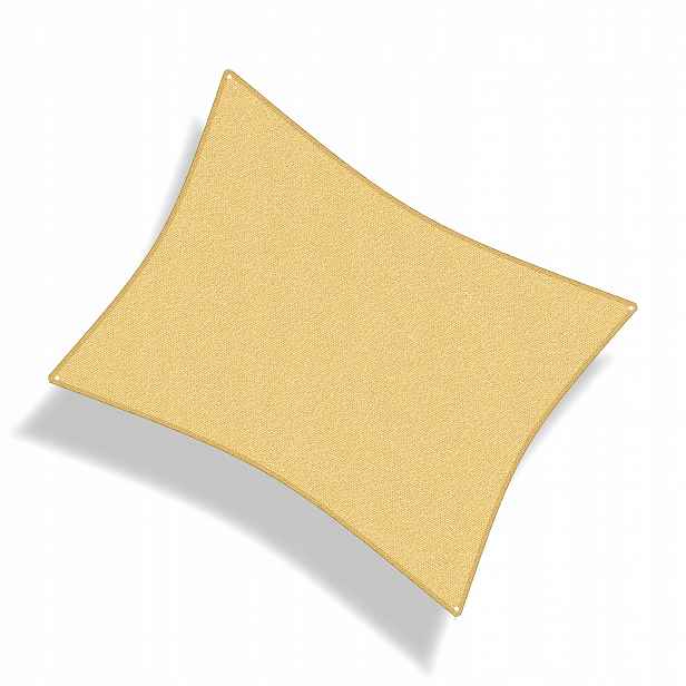Zahradní Sluneční Plachta Béžová 3m x 2,5m