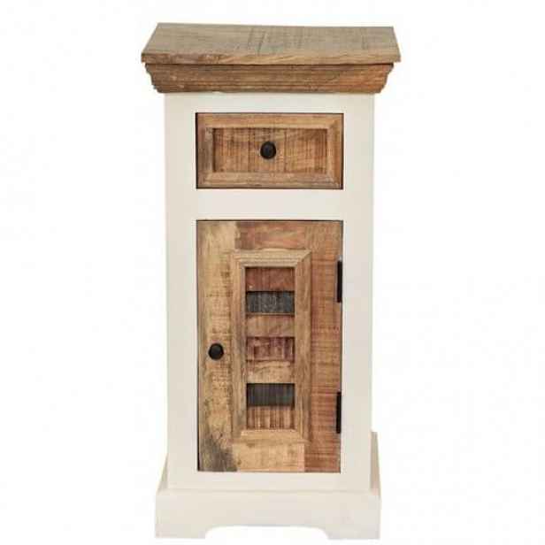 Skříňka do koupelny Agni 40x80x35 cm z masivu mango AGNI-SD