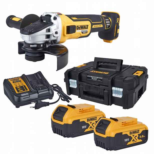 úhlová bruska Dewalt DCG405P2 18V 2x5Ah