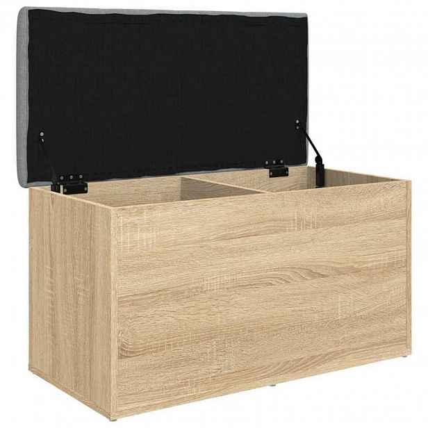 vidaXL Úložná lavice dub sonoma 82 x 42 x 45 cm konstrukční dřevo