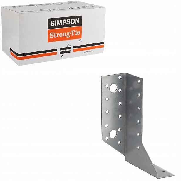 Dělené věšáky na nosníky 138 mm 2 mm 50 ks Levé Simpson SDEG340/30