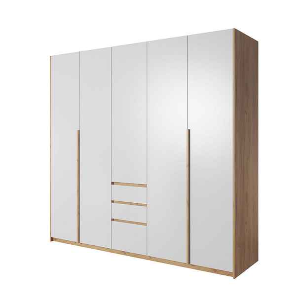 MASSENO ŠATNÍ SKŘÍŇ S OTOČNÝMI DVEŘMI CELEO, 225/213,5/60 cm 5dveřová, oranžová