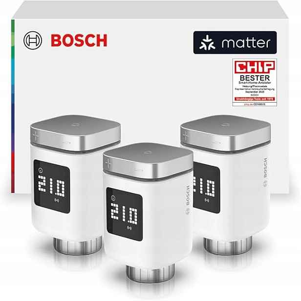 Termostat radiátorový Bosch Smart Home II, sada 3 kusů