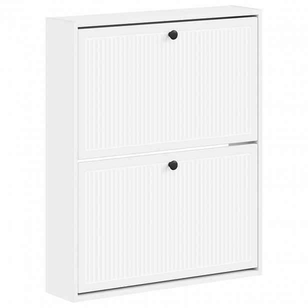 vidaXL Nástěnná skříň na boty EDE 71 x 17 x 86 cm Kompozitní dřevo