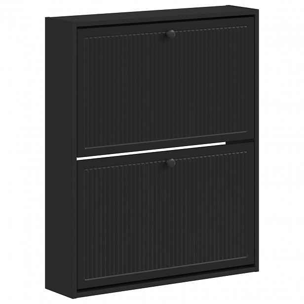 vidaXL Nástěnná skříň na boty EDE 71 x 17 x 86 cm Kompozitní dřevo