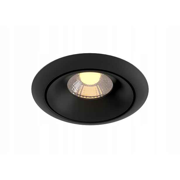 Maytoni Yin – Led stropní svítidlo 9W, 650lm, černé, IP20, pod omítku