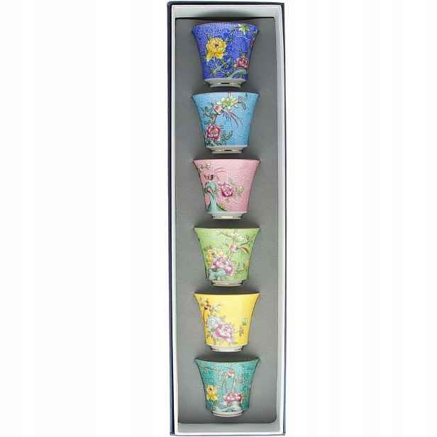 Šálky Na Čaj A Bylinky 6x Čaroděj Porcelánový Set Jako Dárek