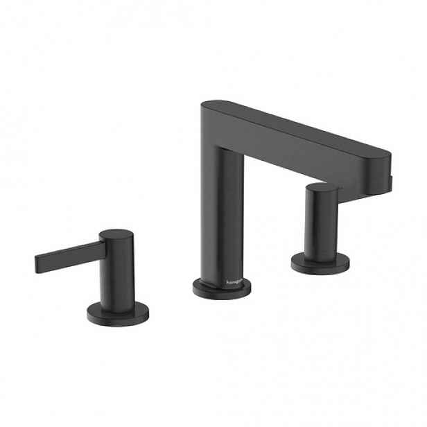 Hansgrohe Finoris umyvadlová baterie s clic-clacem kartáčovaný černý chrom 76033340