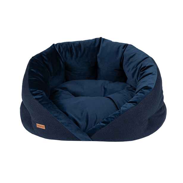 Pelíšek pro psa SIDNEY - cocoon modrá velikost S, M Rozměr: S - 50x50x35 cm