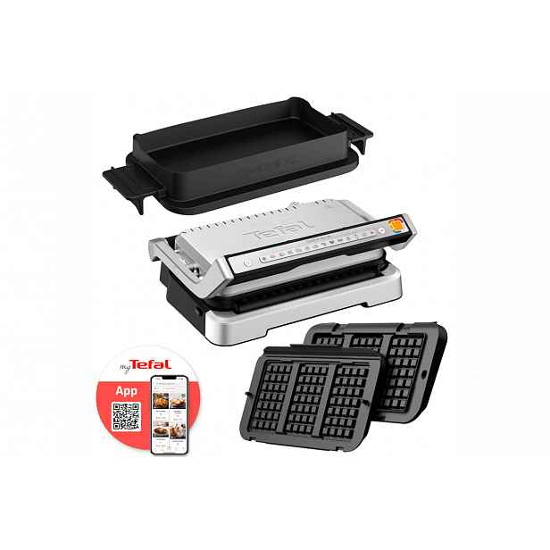 Akční set elektrický gril Tefal OptiGrill XL 4v1 a příslušenství desky na vafle