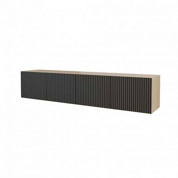 ALTDECOR NÍZKÁ KOMODA NOA-2-W 2x100x40x40 cm – Artisan / černá