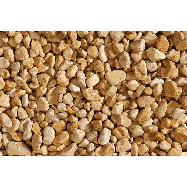 Kamenivo okrasné DEKSTONE Giallo Mori drtě a šterky 8/12 mm 25 kg