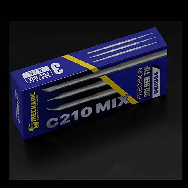 TEMU MECHANIC MIX Tipy pro pájecí pistole TS/TI/ Sady pro rukojeť T210 Mobilní telefony Pájecí stanice Sada svařovacích tipů