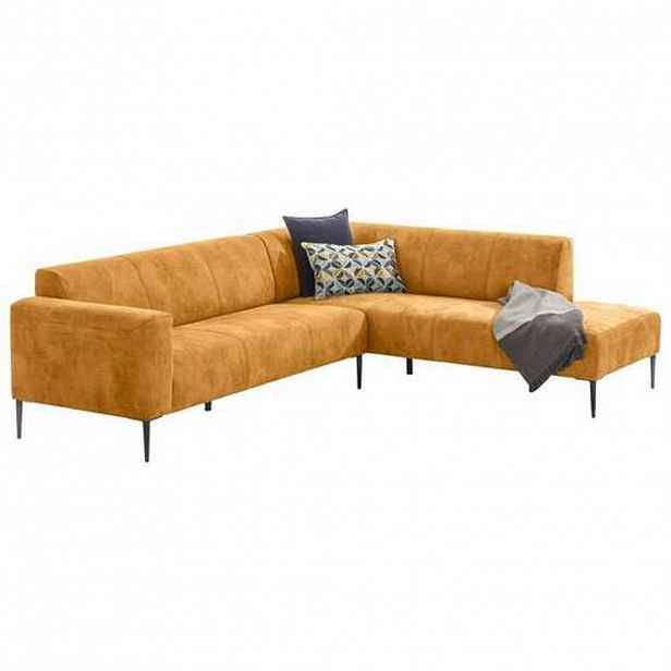 W.Schillig ROHOVÁ SEDAČKA, textil, žlutá - Sedací soupravy - 000137005204