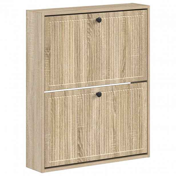vidaXL Nástěnná skříň na boty EDE 71 x 17 x 86 cm Kompozitní dřevo