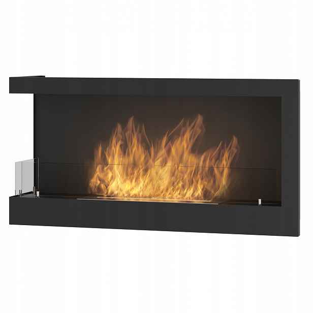 Biokrb Rohový Levý Černý Corner 900 L Infire Biokrb 90 CM Rohový