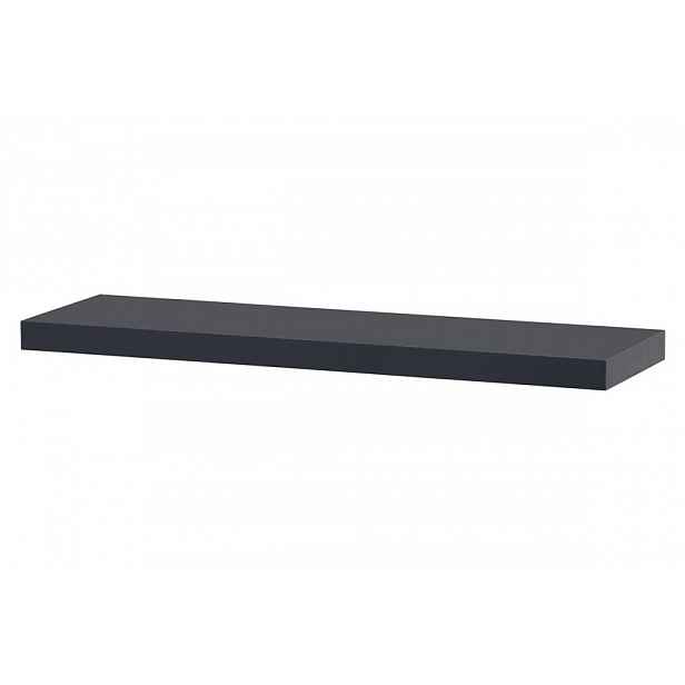 Nástěnná polička P-005 80 cm Autronic Šedá