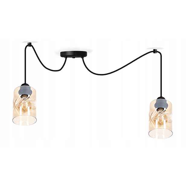 Stropní svítidlo lustr Pajak Loft skleněné stínítka stropní lampy lustry