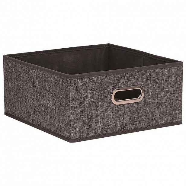 Homeware KOŠ DO REGÁLU, hnědá