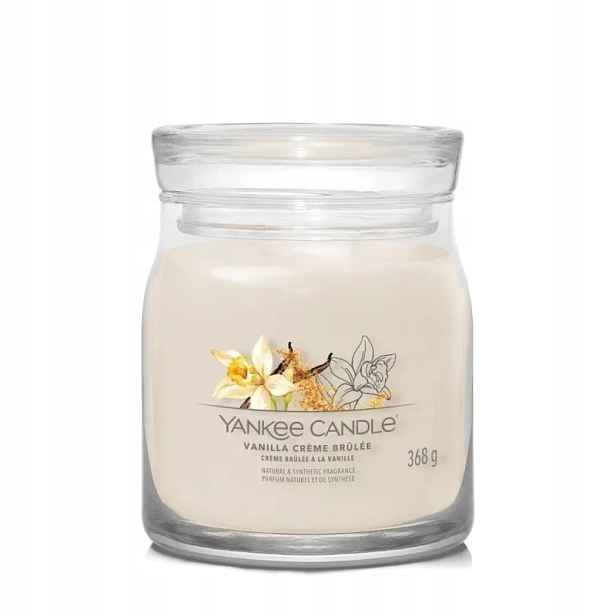 Yankee Candle Vanilla Creme Brulee sójová svíčka se dvěma knoty 368 g