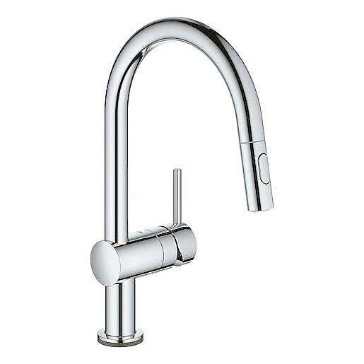 Dřezová baterie Grohe Minta Touch s vytahovací sprškou chrom 31358002