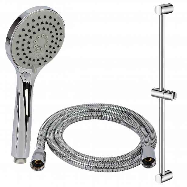 Sada pro sprchu sprchová hlavice hadice 150 cm sprchová tyč chrom Avapax