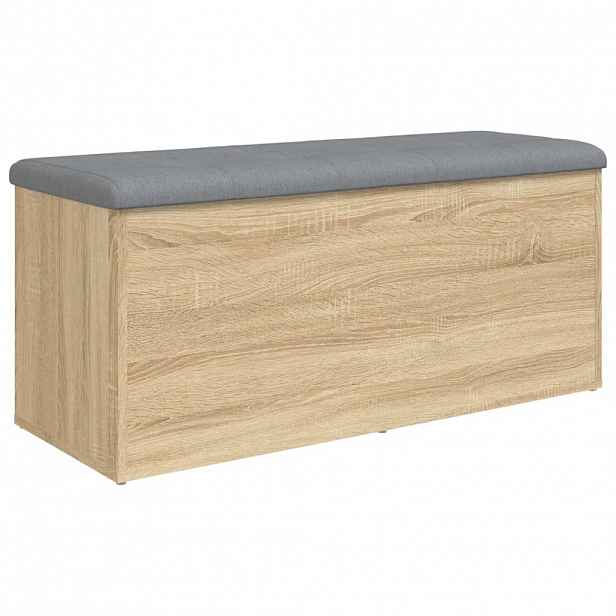 vidaXL Úložná lavice dub sonoma 102 x 42 x 45 cm konstrukční dřevo