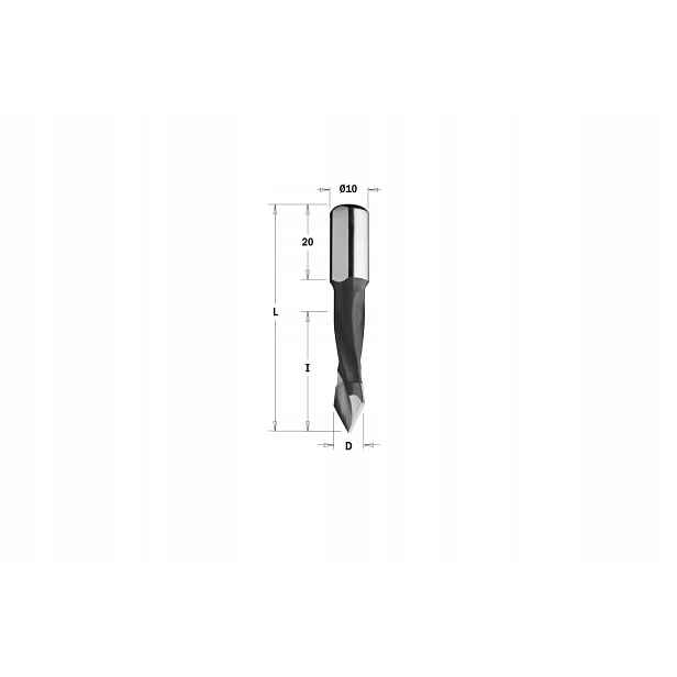 Cmt 375.060.11 Vrták P Hw D=6 I=40 L=70 S=10x20 Rh