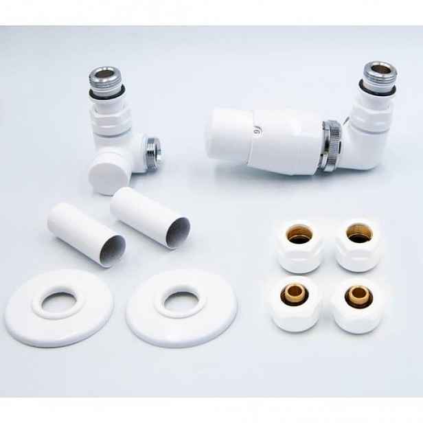 HOPA Classic-Set ventil pro ústřední vytápění bílá VENTILVISIONSETW