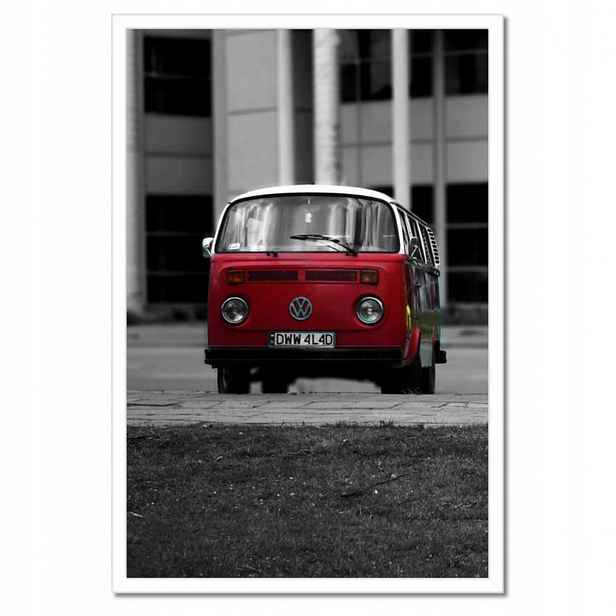 Plakáty v rámu 40x60 Červený Vw