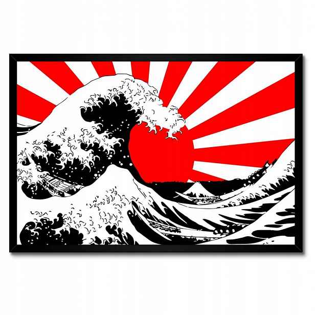 Plakáty v rámu 60x40 Japonsko Kamikaze