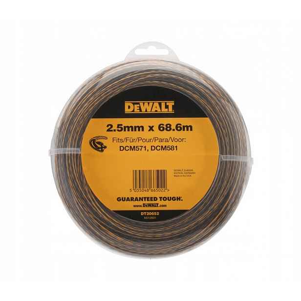 Struna pro sekačku na kosu 2.5 mm x 68.6 m Dewalt