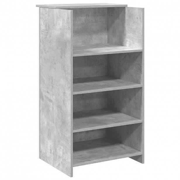 vidaXL Recepční stůl betonově šedý 55x50x103,5 cm kompozitní dřevo