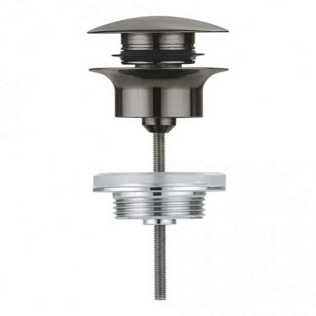 Výpust k umyvadlu 5/4 GROHE Brushed Hard Graphite 65807AL0
