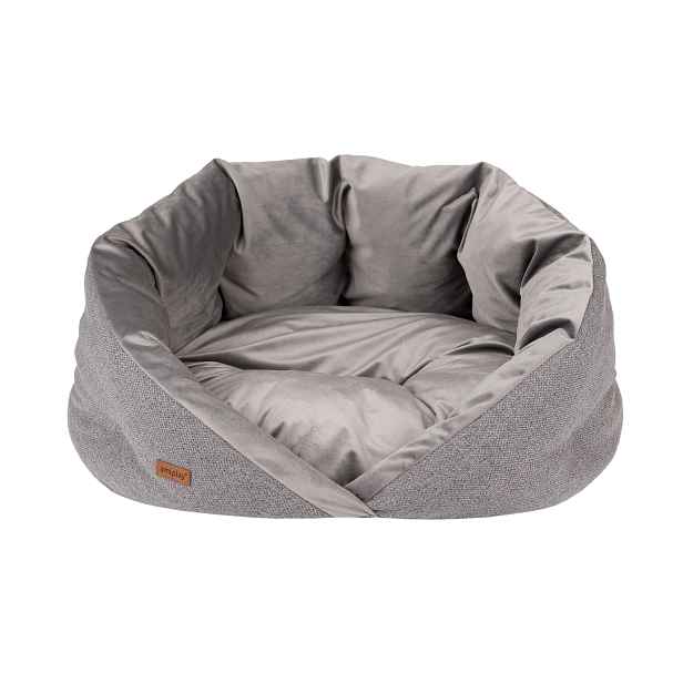 Pelíšek pro psa SIDNEY - cocoon šedá velikost S, M Rozměr: S - 50x50x35 cm