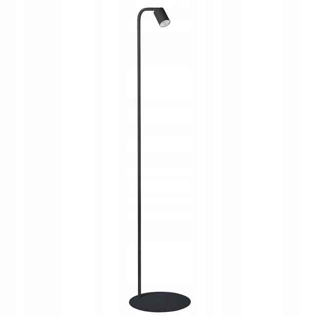 Podlahová Lampa Nex Černá 1XGU10 lampa do obývacího pokoje ložnice loft moderní