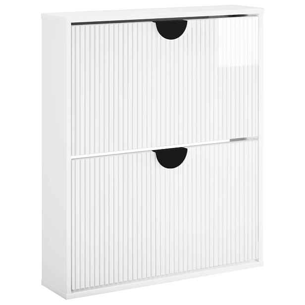 vidaXL Skříň na obuv VENRAY 70 x 17 x 82 cm Kompozitní dřevo