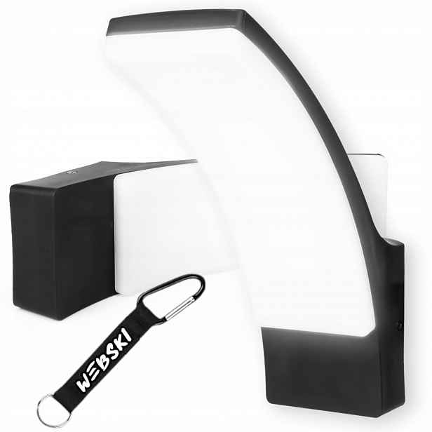 Moderní lampa Fasádní nástěnné svítidlo Zahradní Led lampa IP65 12W