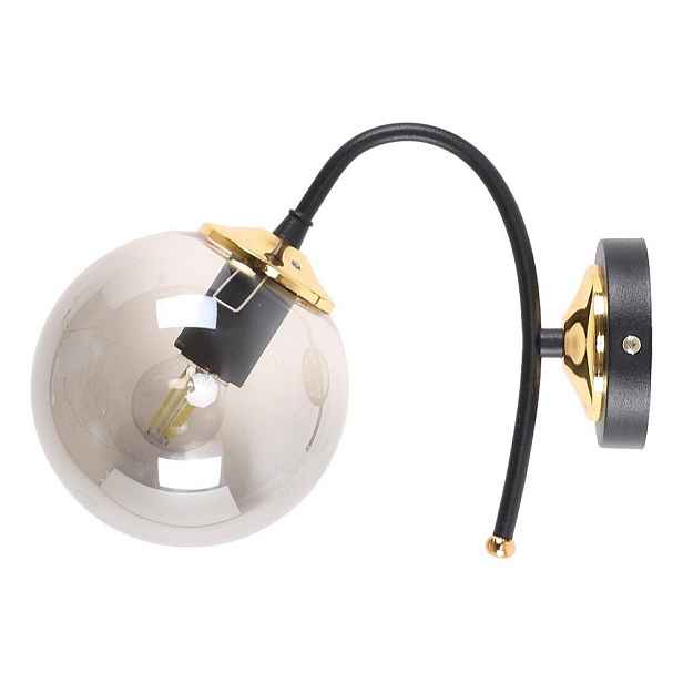 Černo-šedé nástěnné svítidlo ø 15 cm Yoyo – Squid Lighting