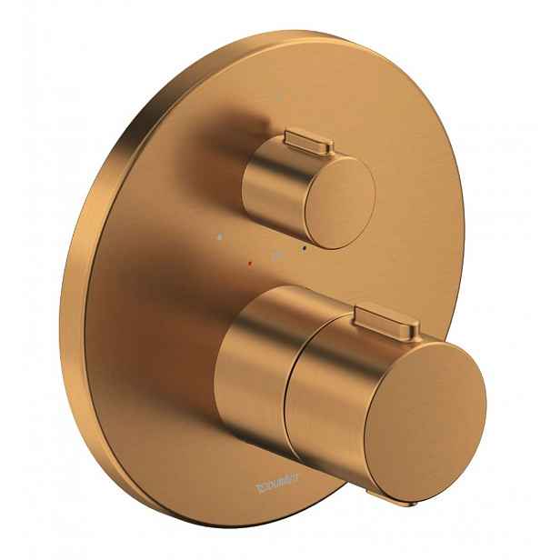 Duravit - Termostatická baterie pod omítku, kartáčovaný bronz TH4200016004