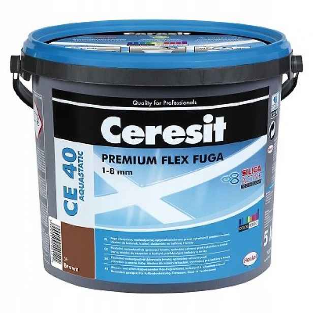 Elastická Spárovací Hmota Ceresit CE40 Hnědá 5KG