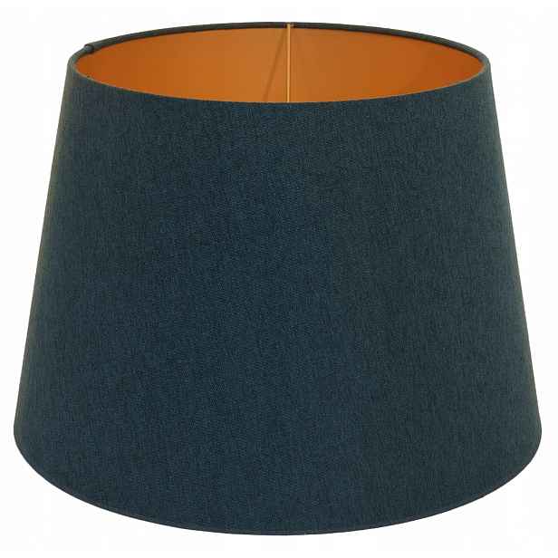 Stínidlo pro lampu Stínidlo E27 Modrá-Tmavě tyrkysová+Zlatá 34x44 H29 Avola