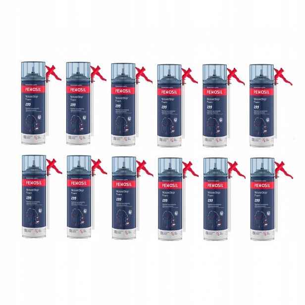 Těsnící Pěna Penosil 299 Odpuzující Hlodavce Myší 365 ML 12 Ks