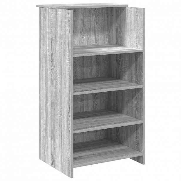 vidaXL Recepční stůl šedý sonoma 55x50x103,5 cm kompozitní dřevo