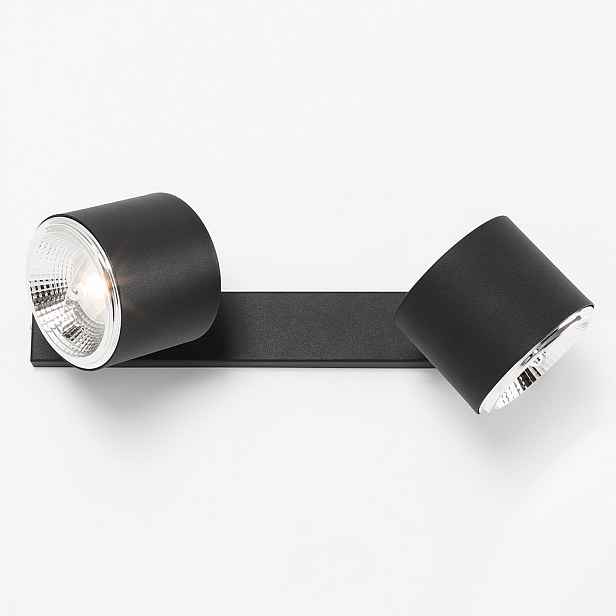 Černá nástěnná lampa do předsíně, nástěnná lampa do obývacího pokoje Bot II