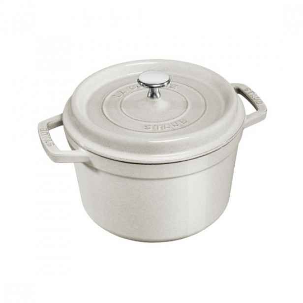 Hluboký hrnec Cocotte, litinový, 24 cm / 4,7 l, White Truffle - Staub