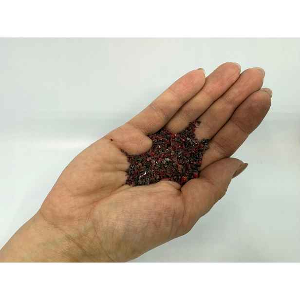 Skleněný grys v červeném odstínu 1-3 mm Garden Grit (167) 5 kg